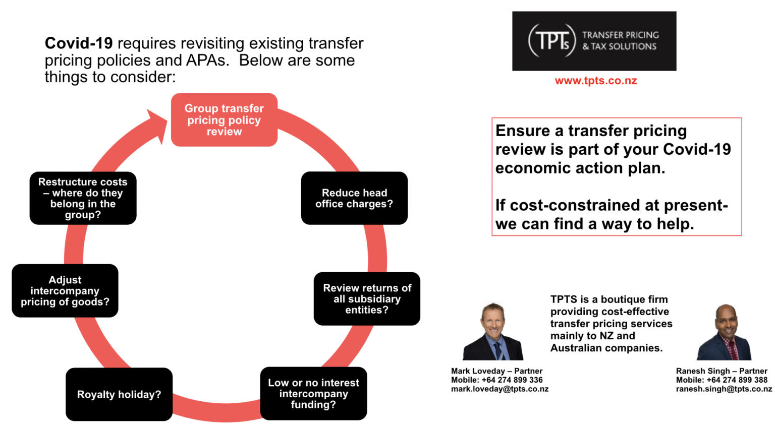 Transfer Pricing Covid 19 Transfer Pricing Tax Solutions